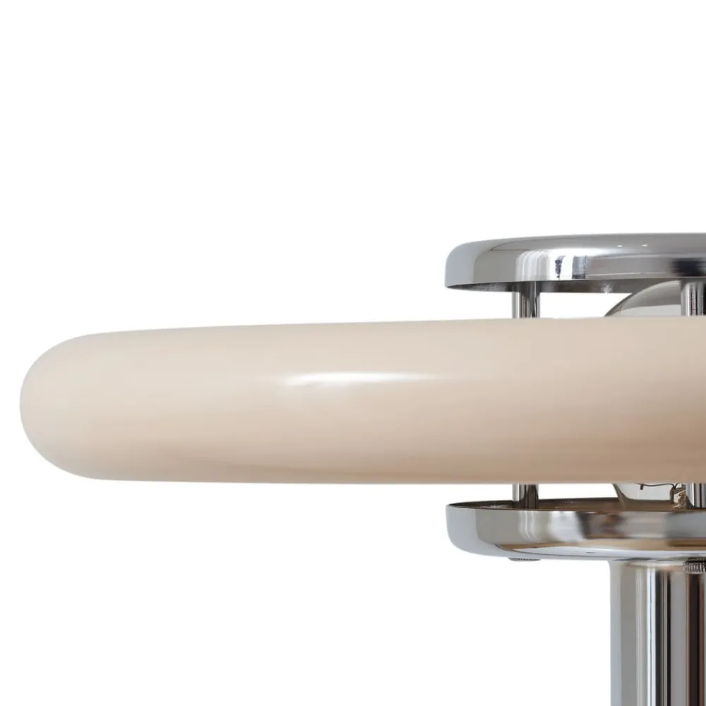 Lindby Pendellamper|Gulvlamper > gulvlampe Branford, retro, beige, metal/travertin
