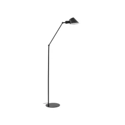 Lindby Gulvlamper > gulvlampe Corali, sort, metal, højde 176,5 cm
