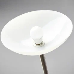 Lindby Gulvlamper|Gulvlamper > gulvlampe Elaina, 180 cm, nikkelfarvet, læselampe