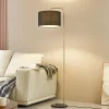 Lindby Gang|Gulvlamper > gulvlampe Hillary, sort/guld, marmor, 153 cm