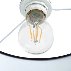 Lindby Gang|Gulvlamper > gulvlampe Hillary, sort/guld, marmor, 153 cm