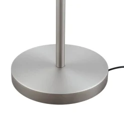 Lindby Gang|Gulvlamper > gulvlampe Jaileen, grå, tekstil, 170 cm, læselampe
