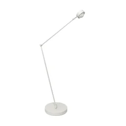 Gulvlamper ^ Lindby gulvlampe Jyla, hvid, linse, 3000K, GX53, jern