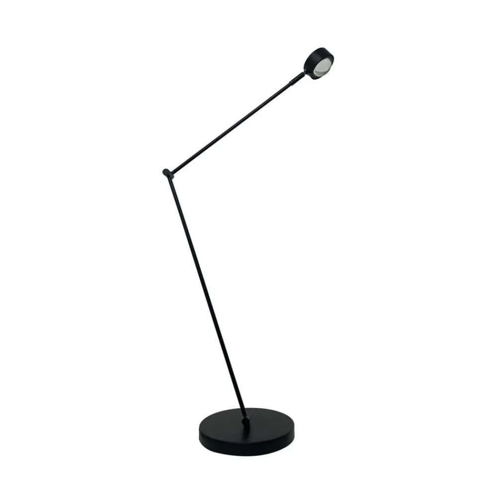 Lindby Gulvlamper|Gulvlamper > gulvlampe Jyla, sort, linse, 3000K, GX53, jern