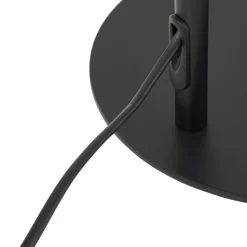 Lindby Gulvlamper > gulvlampe Kaida, sort, metal