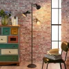 Lindby Pendellamper|Gulvlamper > gulvlampe Lilly, sort, metal, 170 cm, E14