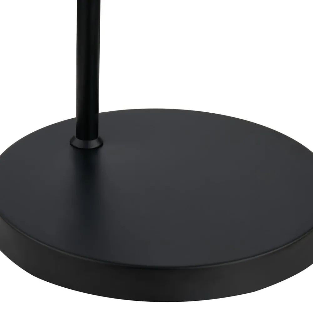 Gulvlamper|Gulvlamper ^ Lindby gulvlampe Nimbora, 150 cm, sort, glas, metal