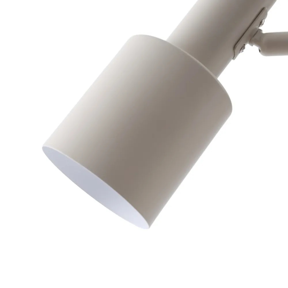 Lindby Arbejdsrum/Kontor|Gulvlamper > gulvlampe Ovelia, beige, metal, E27