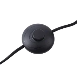 Lindby Arbejdsrum/Kontor|Gulvlamper > gulvlampe Ovelia, orange/sort, metal, E27