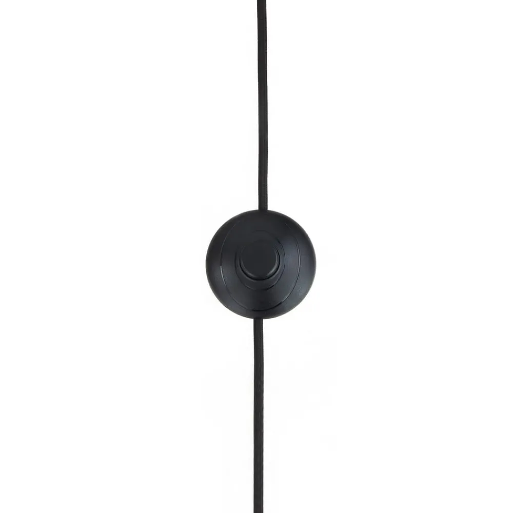 Lindby Gulvlamper|Gulvlamper > gulvlampe Tamira, sort, rattan, 143 cm høj, E27