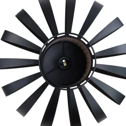 Lindby Gulvlamper|Gulvlamper > gulvlampe Tamira, sort, rattan, 143 cm høj, E27