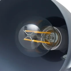 Lindby Gulvlamper|Gulvlamper > Gulvlampe Tebbi, grå, metal, højde 150 cm