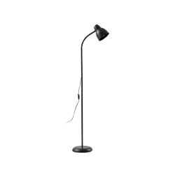 Gang|Gulvlamper ^ Lindby gulvlampe Tebbi, sort, metal, højde 150 cm