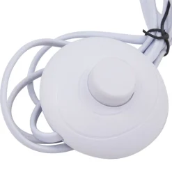 Lindby Gulvlamper|Gulvlamper > Gulvlampe Tonka, beige, metal/marmor, 180 cm, E27