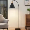 Lindby Pendellamper|Gulvlamper > gulvlampe Trebale, sort, træ, 154 cm, E27