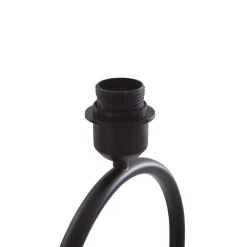 Lindby Gang|Pendellamper > gulvlampe Tsomo, Ø 40 cm, sort, stof, E27