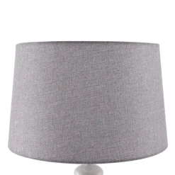 Lindby Gulvlamper|Gulvlamper > Haldorin gulvlampe, grå/sort, tekstil, 157 cm