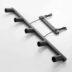 Lindby Pendellamper|Pendellamper > hængelampe Baliko, sort, 116 cm, 5 lyskilder, GU10