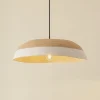 Lindby Pendellamper|Pendellamper > hængelampe Caliva, Ø 60 cm, beige/hvid, hampesnor