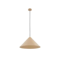 Lindby Pendellamper|Pendellamper > hængelampe Clarine, beige, Ø 50 cm, metal