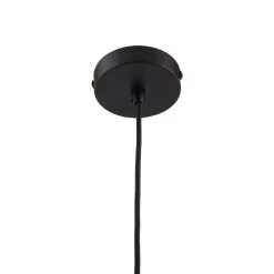 Pendellamper|Pendellamper ^ Lindby hængelampe Clarine, sort/hvid, Ø 32 cm, metal