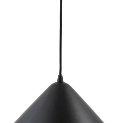 Pendellamper|Pendellamper ^ Lindby hængelampe Clarine, sort/hvid, Ø 32 cm, metal
