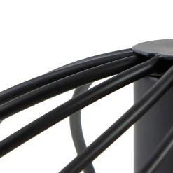 Lindby Pendellamper > hængelampe Danika, rund, Ø 50 cm, sort, metal