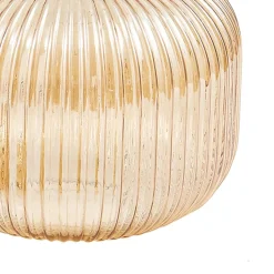 Pendellamper|Pendellamper ^ Lindby hængelampe Doroteo, 25 cm, 1 lyskilde, ravfarvet, glas