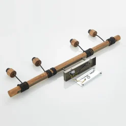 Pendellamper|Pendellamper ^ Lindby hængelampe Durbis, 116 cm, 4 lyskilder, grå, træ, E27