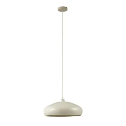 Lindby Pendellamper|Pendellamper > hængelampe Elover, beige, Ø 45 cm, jern