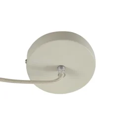 Lindby Pendellamper|Pendellamper > hængelampe Elover, beige, Ø 45 cm, jern