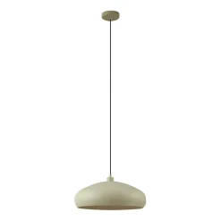 Pendellamper ^ Lindby hængelampe Elover, lysegrøn, Ø 45 cm, jern