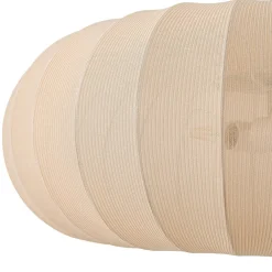 Lindby Pendellamper|Pendellamper > Hængelampe Helin, beige, Ø 70 cm, tekstil, 3 x E27