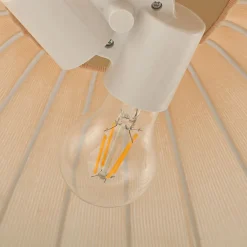 Lindby Pendellamper|Pendellamper > Hængelampe Helin, beige, Ø 70 cm, tekstil, 3 x E27