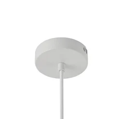 Lindby Pendellamper|Pendellamper > hængelampe Helin, hvid, Ø 70 cm, tekstil, 3 x E27