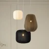 Lindby Pendellamper|Pendellamper > hængelampe Helin sort/hvid/grå, Ø 60 cm, 3 lyskilder