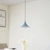 Lindby Pendellamper|Pendellamper > hængelampe Jarl, blå, metal, Ø 35 cm, G9