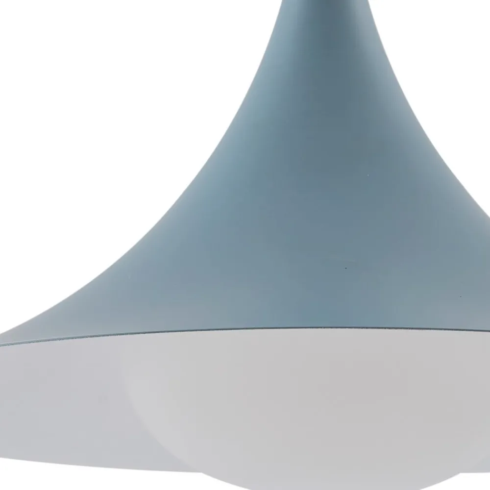 Lindby Pendellamper|Pendellamper > hængelampe Jarl, blå, metal, Ø 35 cm, G9
