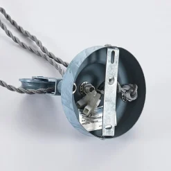 Lindby Pendellamper|Pendellamper > hængelampe Louisanne, justerbar, grågrøn, metal