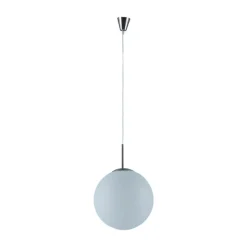 Lindby Pendellamper > hængelampe Marike, Ø 35 cm, hvid, glas, kugle, E27