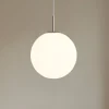Lindby Pendellamper|Pendellamper > hængelampe Marike, Ø 40 cm, hvid, glas, kugle, E27
