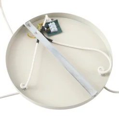 Lindby Pendellamper > hængelampe Ovelia, beige, 3 lyskilder, metal, E27