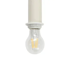 Pendellamper ^ Lindby hængelampe Ovelia, beige, 4 lyskilder, metal, E27