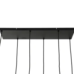 Lindby Pendellamper > hængelampe Ovelia, brun/kaffe/beige, 6 lyskilder, E27