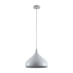 Lindby Pendellamper|Pendellamper > hængelampe Ritana, hvid, metal, Ø 31 cm, E27