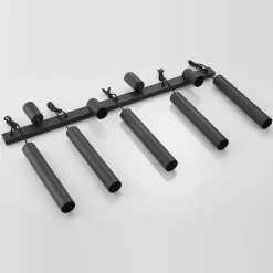 Pendellamper|Pendellamper ^ Lindby hængelampe Sanad, 116 cm, 9 lyskilder, sort, GU10