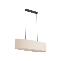 Pendellamper|Pendellamper ^ Lindby hængelampe Soula, 78 cm, beige, plast, E27