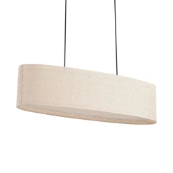 Pendellamper|Pendellamper ^ Lindby hængelampe Soula, 78 cm, beige, plast, E27