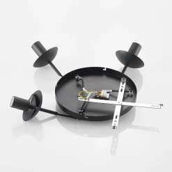 Lindby Pendellamper|Pendellamper > hængelampe Teeja, smoke, 3 lyskilder, Ø52cm, glas, E27