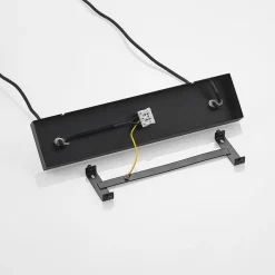 Lindby Pendellamper|Pendellamper > hængelampe Tirzana, 3 lyskilder, sort, metal, træ